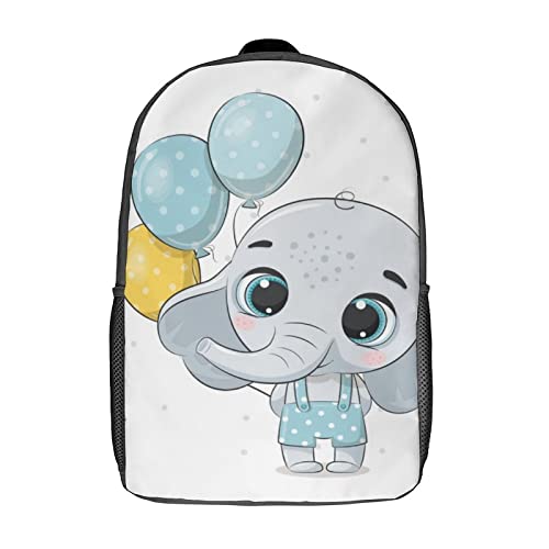 Sac à dos d'école pour enfants et étudiants unisexe à imprimé animal 3D 17 pouces