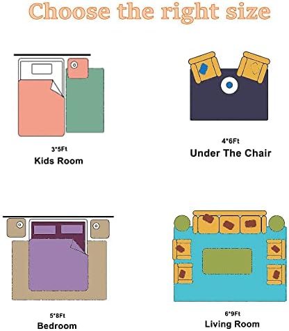 5X8 Feet Shaggy Area Rugs for Bedroom Living Room Ultra Soft Fluffy Throw Carpets for Kids Play Room Modern Home Decor Soft Fluffy Rugs Khaki 6 41a24OdRuUL. AC