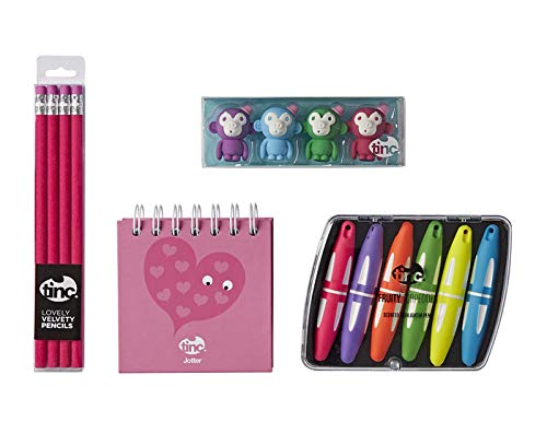 Tinc BXGS04PK Jotter Pad Boxed Gift Set, Pink - Image 3