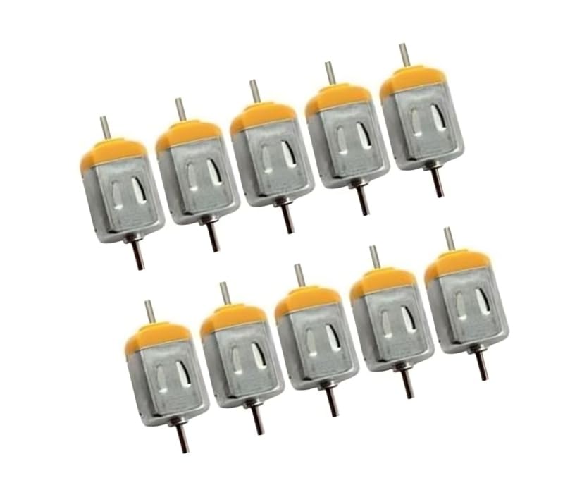 DC 3V High Speed Double Shaft Mini 130 DC Motor for DIY Hobby Toy Model Kit (Pack of 10)-image-37