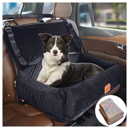 BOCHAO Dog Car Seat for Large/Medium Sized Dogs,Dog Car Back Seats Travel Bed Dog Seat,Comfortable and Safe;Multipurpose Design-Dog Bed Dog Sofa Cushion.