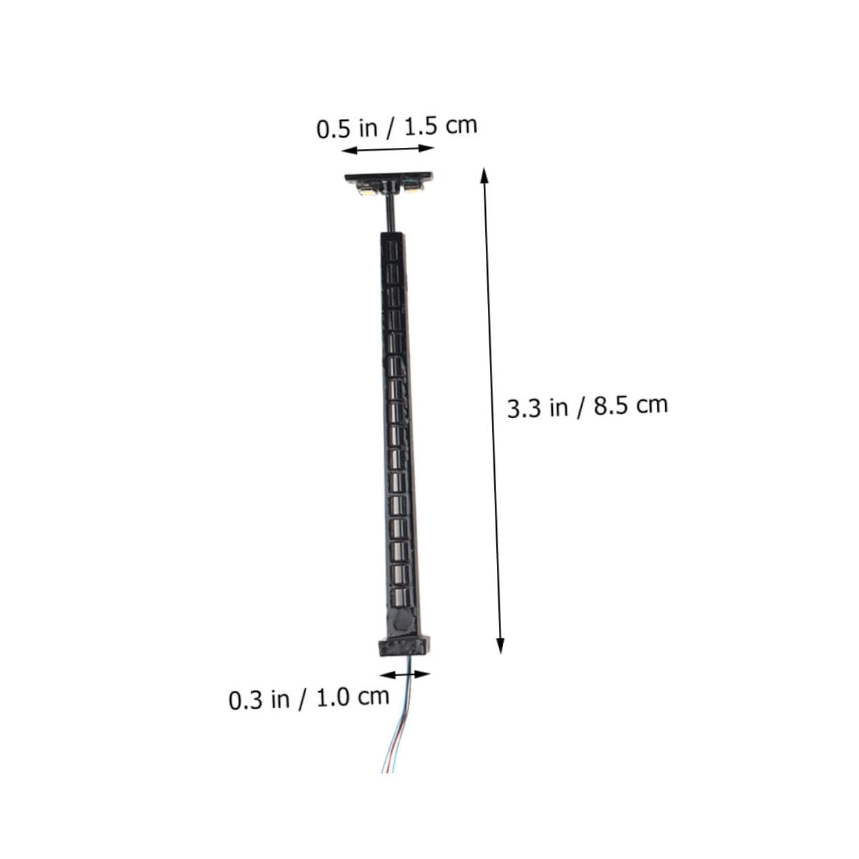 AUTSUPPL Model Train Table Light Model Building Material 2pcs Mini Train Signal Light Warm White Decorative Unique Teen's Favorite