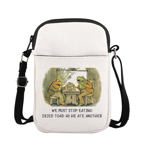 BLUPARK Frog And Toad Riding Inspired Crossbody Bag Funny Frog And Toad Gift Best Friends Gift Storybook Gift