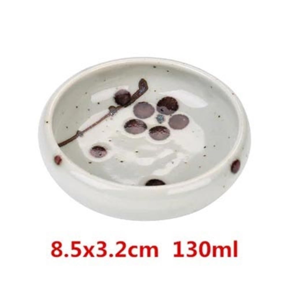 Sojasauce Dip-Schüssel-Set, Keramik-Gewürzschalen, runde kleine Schalen für Soße, Dip-Schalen, Küchenbeilage, Serviergeschirr – perfekt für Unterhaltung und den täglichen Gebrauch