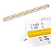 Maßstab Dreikantlineal Dreieck Dreikantmaßstab Scale Ruler Dreieckig Maßstab für Architekten landschaftsarchitekten Ingenieur