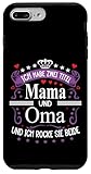Hülle für iPhone 7 Plus/8 Plus Ich Habe Zwei Titel Mama & Oma Muttertag Spruch Geburtstag
