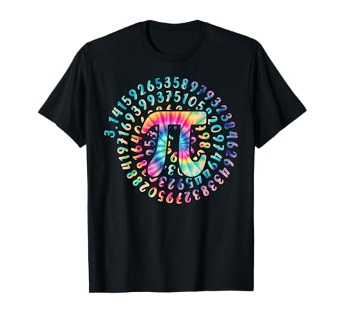 Happy Pi Day Tie Dye Pi Symbol 3,14 Pi Number Math Science T-Shirt