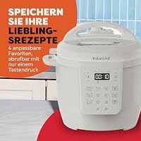 Instant Pot Multikocher, 5.7L 7-in-1 Smart Cooker - Schnellkochtopf, Schongarer, Reiskocher, Sautierpfanne, Joghurtbereiter, Dampfgarer und Speisewärmer - Meersalz Weiß – Ansicht 4