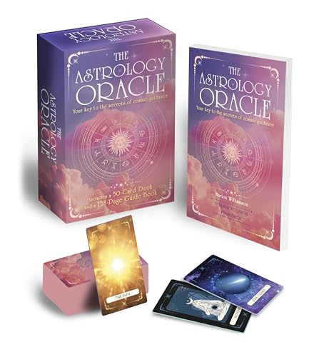 Bild: The Astrology Oracle Book & Card Deck: Includes a 50-Card Deck and a 128-Page Guide Book (Arcturus Oracle Kits) f�r 22,06 EUR bei amazon.de