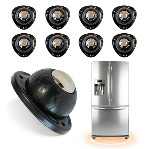 Heavy Duty Self Adhesive Furniture Casters 8 Pack Stick-On Swivel Wheels