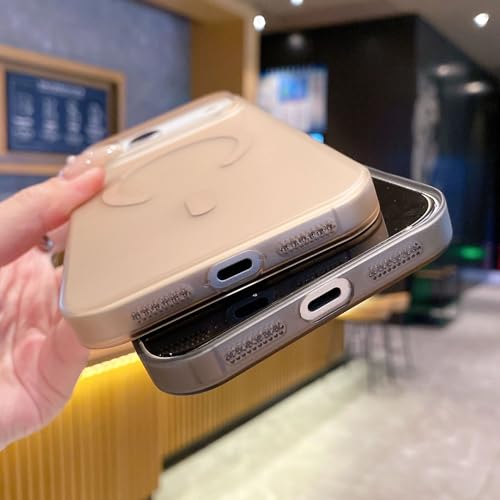 Coque super fine pour iPhone 17 Pro Max Caseative couleur unie gris mat - 6