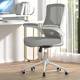 CYKOV - Silla de oficina con respaldo alto, altura ajustable y diseño ergonómico, silla de computadora para oficina en...