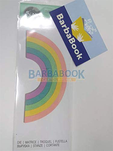 Thinlits Biglietto Scorrevole con Arcobaleno - Mondo Fai da Te