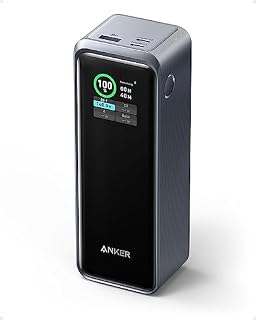 Anker Prime Powerbank 27.650 mAh (250 W), 3-portowy powerbank, inteligentna kontrola aplikacji, kompatybilny z MacBook Pro/Air, iPhone 14/13, Samsung, AirPods i innymi (stacja ładująca sprzedawana