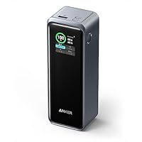 Anker Prime Power Bank 27650 mAh 3 porte 250 W, caricabatterie portatile, app smart, compatibile con...