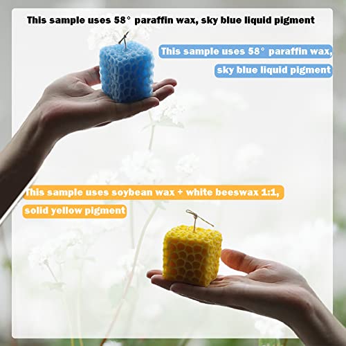 Topys Honeycomb Silicone Candle Mold 3D Geometric Square Cube Mould For Diy Resin Plaster Handmade Soap Making Mousse Cake Fondant Pastry Chocolate Baking Handicraft Aroma Scented Candle Making #TOP5