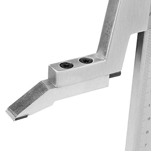EsportsMJJ 0-200mm/0-300mm gama acero vernier calibrador de altura con soporte medida regla herramientas - B