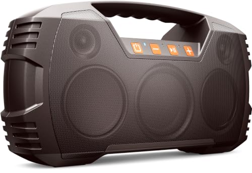 Unbranded IPX7 Waterproof Portable Bluetooth Speaker (Dark Brown)