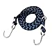 Tiuimk Stretch Elastic Bikes Luggage Hanging Rope Belts Strap with Hooks 2M Blue
