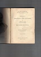 Select Orations and Letters of Cicero; 1905 [Hardcover] B011OM7B4K Book Cover