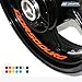 Pneu Moto Autocollant Réfléchissant Jante Autocollant de Roue pour DORSODURO