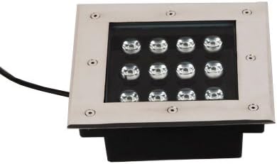 9W LED Outdoor Buried Spot Light Square Fixture Underground Lamp Warm White