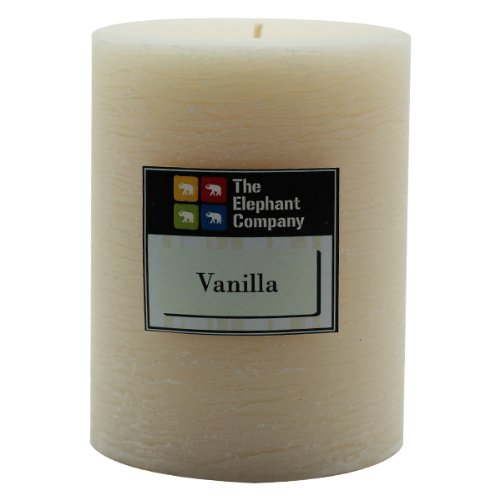 Buy TEC Vanilla Pillar Candles 4" Multicolor Online at Low Prices in