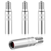 KALIONE Autoventil Adapter 4 Stück Ventilverlängerungen, 39mm Ventilverlängerung Autoventil, Ventil Verlängerung Adapter für Scooter, Auto, PKW, Caravan