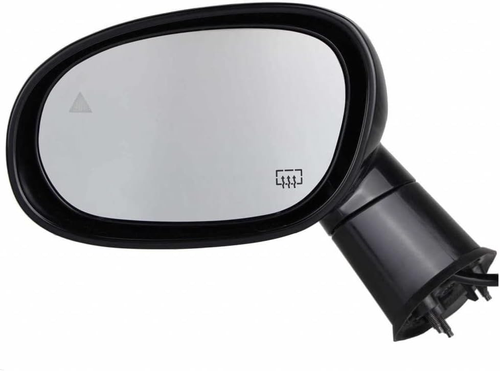 For Dodge Challenger Door Mirror 2015 16 17 18 2019 Driver Side | Power | Heated | w/Blind Spot Detection | Paint To Match | Coupe | Replacement For CH1320483 | 5LD67DX8AD