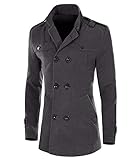 Details: Stehkragen, Langarm, Rückenschlitz │Taschen: 2 seitliche Leistentaschen