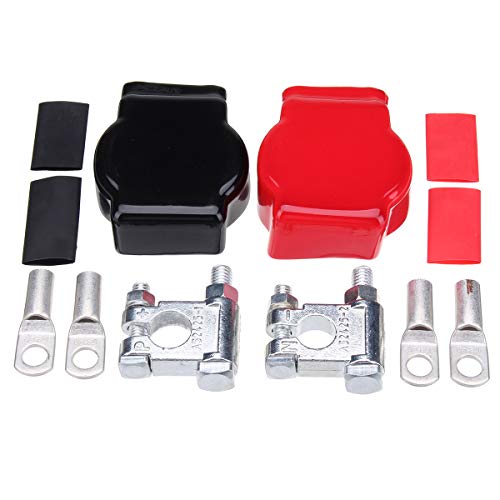 Audew Military Spec Battery Terminal Top Post Kit for Car Marine Boat Rv Vehicles