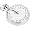 DAUERHAFT Mechanical Running Timer Stopwatch, Round Sports Chronograph for Track and Field Events, Physics Teaching Equipment