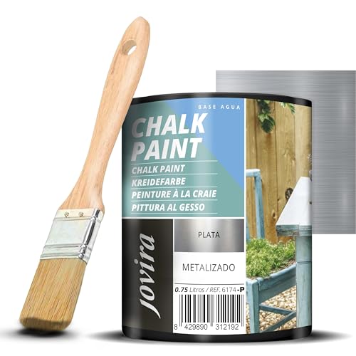 JOVIRA PINTURAS Tiza Chalk Paint al Agua Mate + Pincel especial para madera. Renueva tus