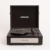 🎵 | 3 VELOCIDADES | Conmutable a 3 velocidades, reproduce discos de vinilo a 33, 45 y 78 revoluciones por minuto, usando un sistema de trasmisión del giro por correa.
