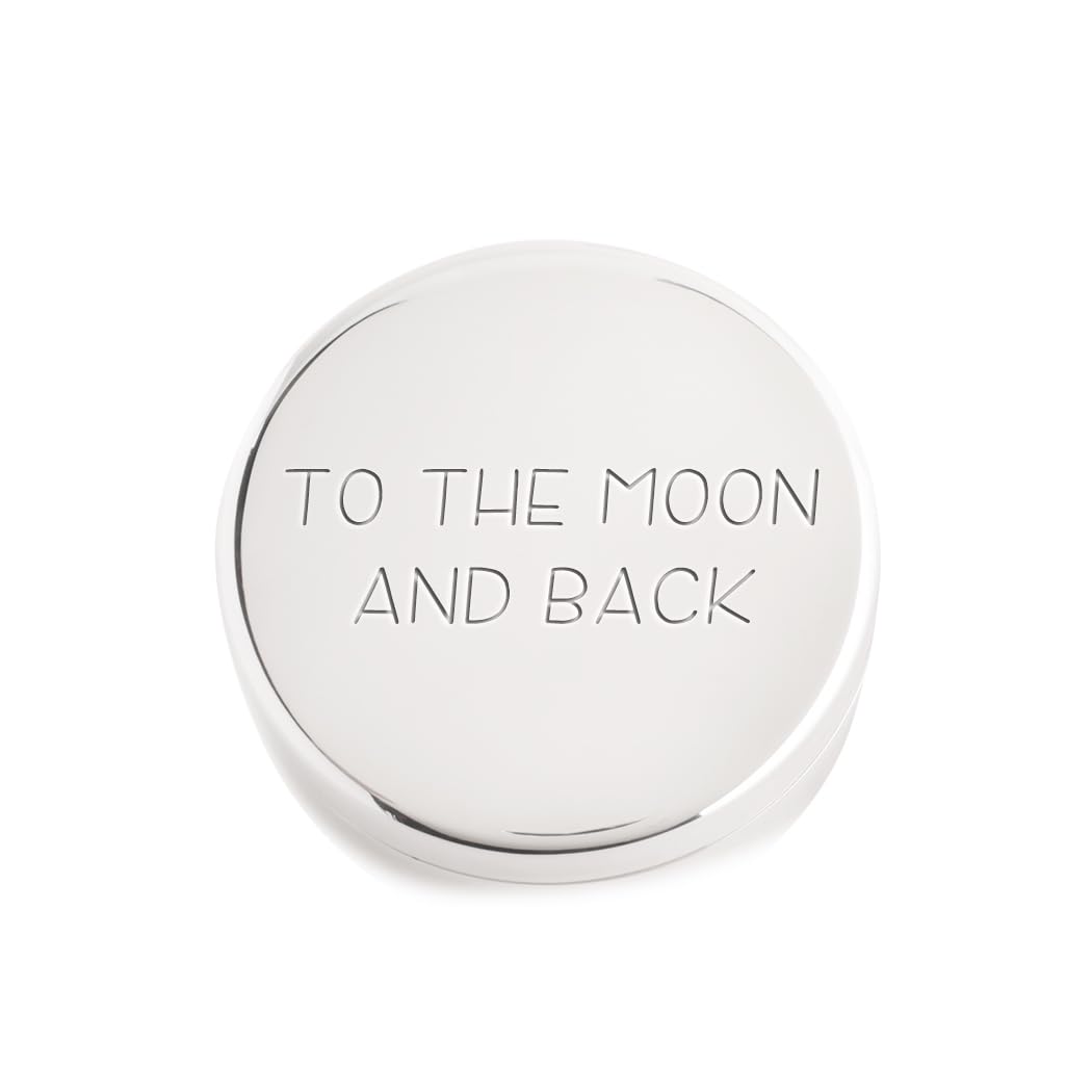 Cherished Moments Personalized Round Jewelry Box with Message
