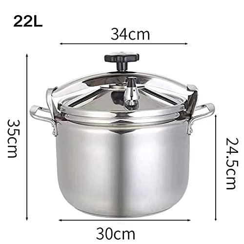 Commercial-Quick-High-Pressure-Cooking-Pot304-Stainless-Steel-Large-Capacity-Explosion-Proof-Pressure-Cooker-Suitable-for-Induction-Cooker-GasSilver-18L