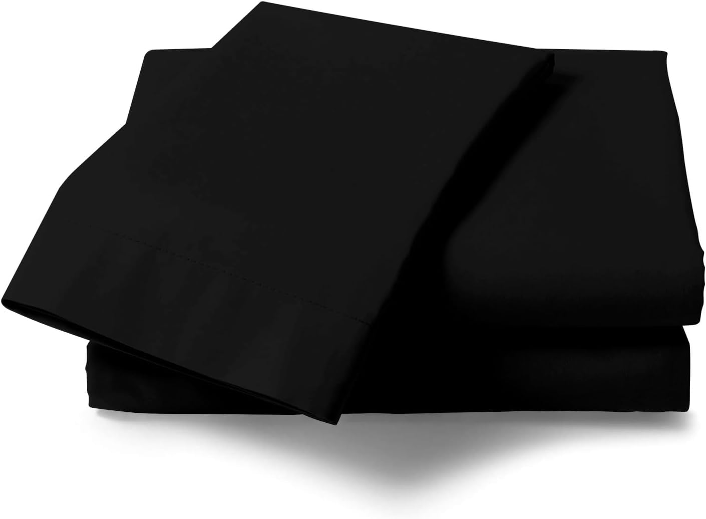 Gc Gaveno Cavailia Black Percale Flat Sheet, Single Size