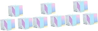 ULTECHNOVO 9 Pçs Lente Convexa Espectro Prisma Cubo De Vidro Fotografia Prisma Cubo Glases Prisma Óptico Prisma De Vidro Óptico Prisma Apanhador De Sol Prisma Bastão De Revestimento De