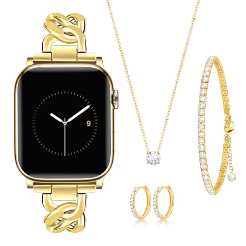 MOINSPIRE �S�[���h�X�����o���h�ƃ_�C�������h�W���G���[3�_�Z�b�g �����p Apple Watch 38mm 40mm 41mm 42mm (S10/11) �Ή� ���߉\�ȃ��^���h���b�V�[�u���X���b�g iWatch Series 11/10/9/