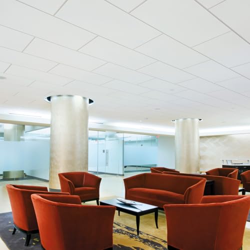 Armstrong Ceiling Tiles; 2x4 Ceiling Tiles - 6 pcs White; Acoustic Ceilings for Suspended Grid; Ultima Lay-in and Tegular 1914 - Thumbnail 6