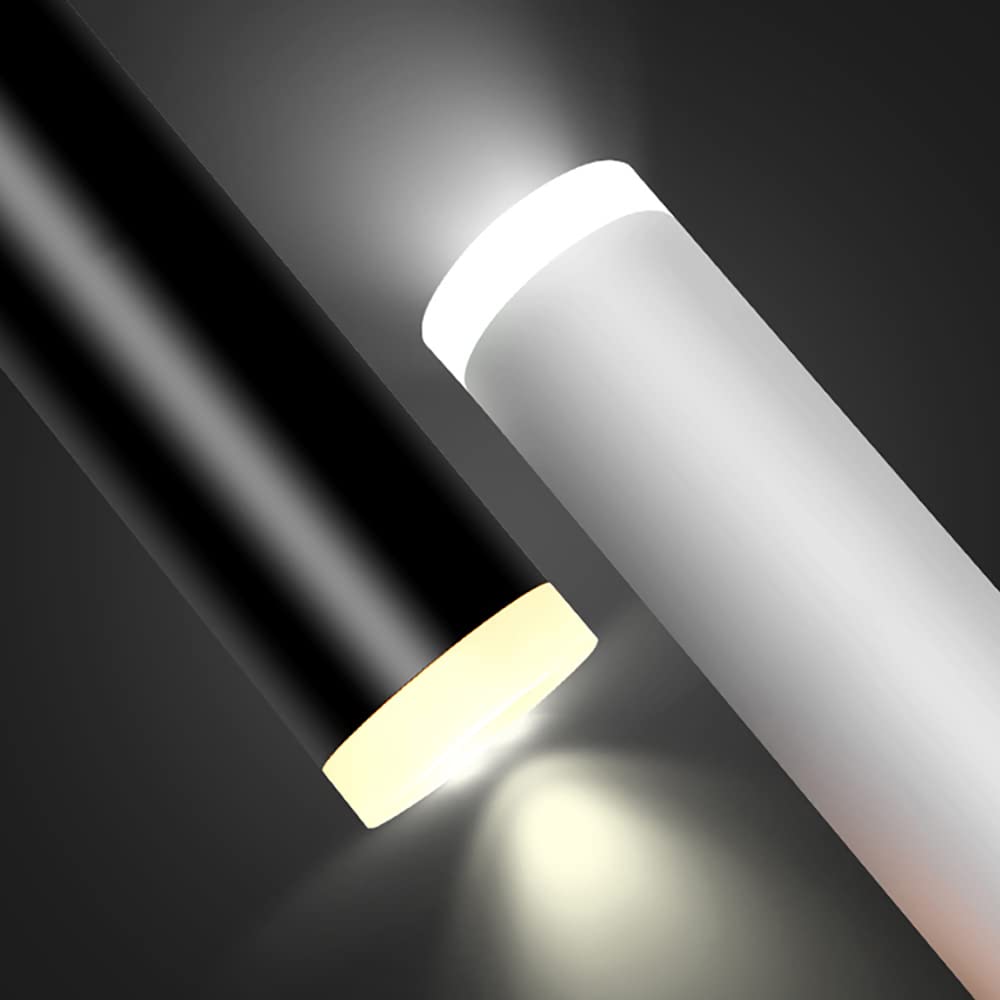 Aluminio LED Luz Luz Moderna Altura Ajustable Lámpara Suspensión Ahorro de energía Emisión de la Isla de la Cocina para Bares Corredor Dormitorios Techo Luz de Techo,Warm White,610mm