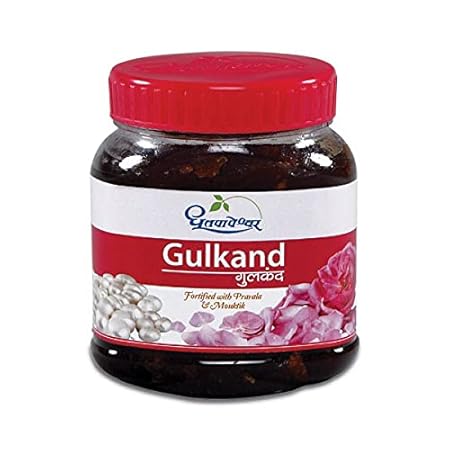 Dhootpapeshwar Gulkand Fortified Pravala and Mouktik Pishti, 400 g