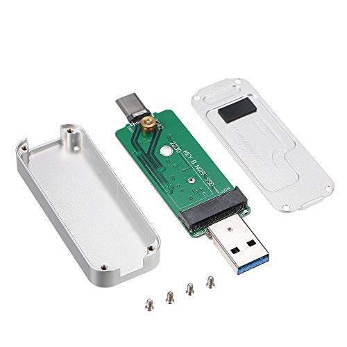 Docooler USB3.0 a M.2 NGFF SSD Tipo de Gabinete-A Combo Tipo-C 5Gbps Suporte 2230/2242