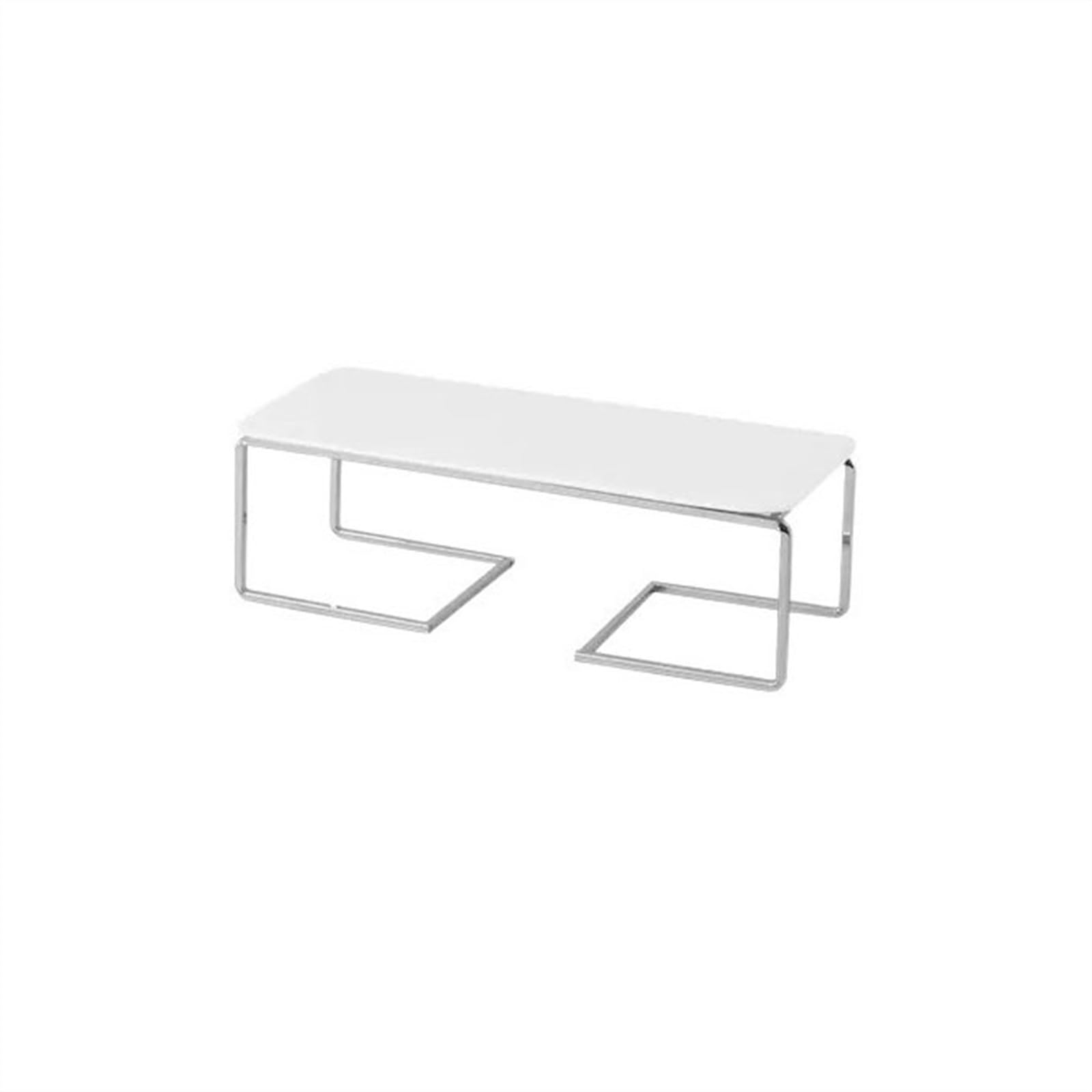 Bx9rE7tK3g Cake Stand High Dim Sum Tray Dessert Table Cupcake Shelf Bread Display Wedding Decoration Cake Display Stand(Silver,Small)