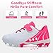 BKWHDAY Girls Softball Cleats Turf Baseball Shoes for Youth Kids Boys Lightweight Performance Supportive Rosered
