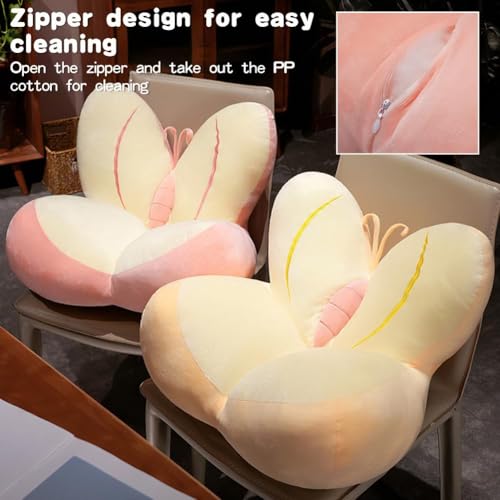 Cojín de suelo con forma de mariposa suave para un hogar acogedor y tierno 3