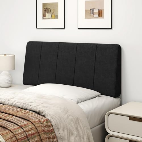 No-Assembly Linen Headboard