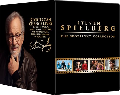 Image of Steven Spielberg: The Spotlight Collection - Limited Edition Steelbook Library Case [4K Ultra HD + Blu-ray + Digital]