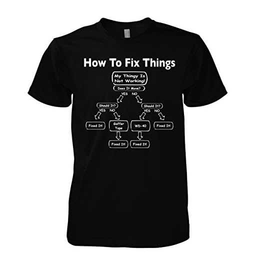 Kameleont kläder rolig 'How to Fix Things' t-shirt