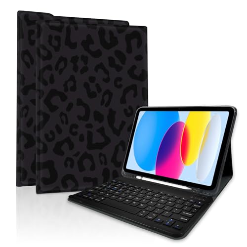 TopPerfekt for iPad Air 11-inch M2 2024/M3 2025 Keyboard Case, ipad Pro 11 (4th, 3rd, 2nd, 1st Gen 2022/2021/2020/2018) Detachable,Pencil Holder for iPad Air 4/5th 2020/2022 10.9